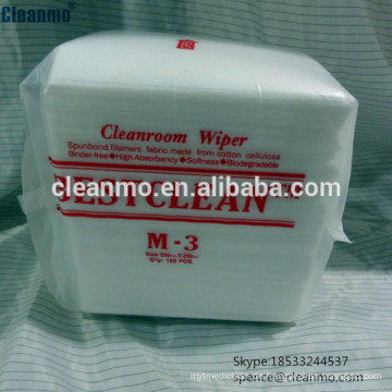 Hersteller Billig 25x25 cm Cleanroom Nonwoven Reinigungstücher / Tücher M3